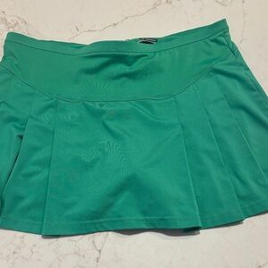 Bolle Green Pleated Skirt